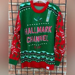 Authentic Hallmark #1 Fan Christmas Sweater NWT. Size XL